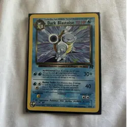 Pokemon TCG Dark Blastoise Team Rocket Rare 20/82 70 HP - Image 2