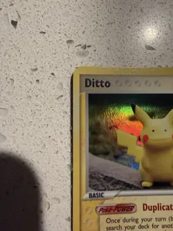 Ditto (Pikachu) 063/113 Delta Species Reverse Holo Pokemon TCG Card - STAMPED - Image 4