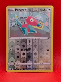 PORYGON 116/198 C CHILLING REIGN POKEMON REVERSE HOLO LP PORYGON - Image 1