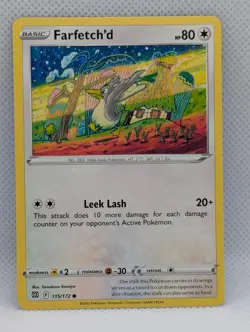 FARFETCH'D 115/172 (TOMOKAZU KOMIYA) C BRILLIANT STARS POKEMON NM/M FARFETCH'D - Image 1