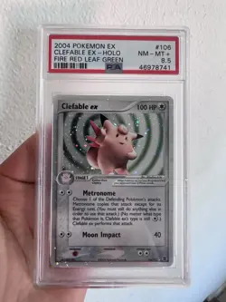 Pokemon Clefable ex 106/112 FireRed & LeafGreen PSA 8.5 Pop 4 - Image 1