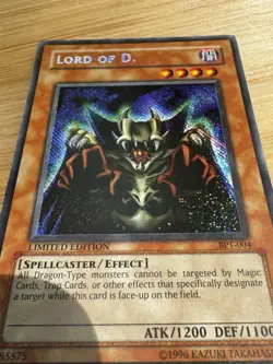 Lord of D. BPT-004 Limited Secret Rare Yu-Gi-Oh LP - Image 2