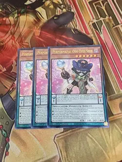 3X Performapal Odd-Eyes Seer (BLCR-EN031) - Ultra Rare 1st Edition NM Yugioh - Image 1