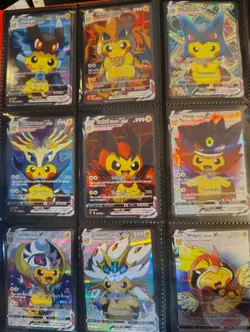 Pokemon 55Pcs Pikachu Pika Vcos Card Cosplay Holo - Image 3