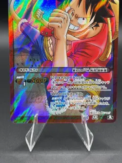 Monkey D Luffy 08/77 SR Holo Miracle Battle Carddass Japanese One Piece LP - Image 3