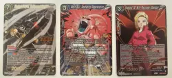 Dragon Ball Masters Bundle of 3 Promo Cards - Image 1
