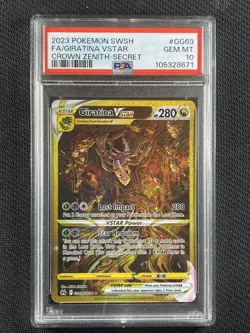 Pokemon Card PSA 10 Giratina Vstar Crown Zenith Full Art 2023 SWSH GG69/GG70 - Image 1