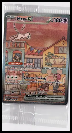 Mew ex SV: Scarlet & Violet Promo Cards #053 Near Mint or Better - Image 1