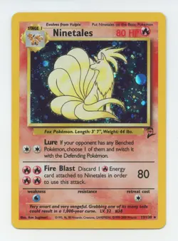Pokemon TCG Ninetales Base Set 2 Holo Unlimited Rare Card 13/130 - Image 1