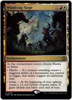 MTG Tarkir Dragonstorm Windcrag Siege (Rare) - Image 1