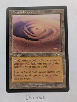 Meteor Crater - Planeshift - MtG - Image 1