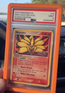 Ninetales 19/108 Power Keepers Reverse Holo Pokemon TCG 2007 PSA 9 MINT Low Pop - Image 1