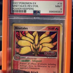Ninetales 19/108 Power Keepers Reverse Holo Pokemon TCG 2007 PSA 9 MINT Low Pop - Image 3