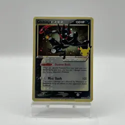Pokemon TCG Crown Zenith Black Star Promo Gold Star Greninja SWSH144 Light Play - Image 1