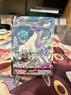 Pokemon TCG Ice Rider Calyrex VMAX Sword & Shield - Chilling Reign 203/198 Holo - Image 2