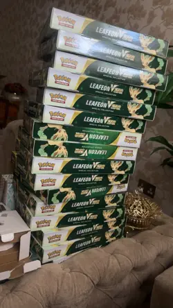 16 x Pokemon TCG Leafeon VSTAR Special Collection ✅ New Sealed ✅ - Image 1