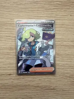 Pokemon TCG Ciphermaniac’s Codebreaking - 198/162 - Temporal Forces - Image 1