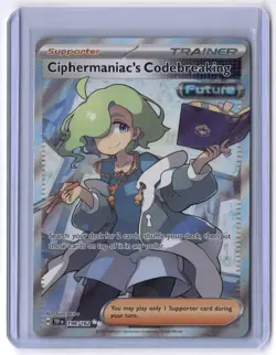 Ciphermaniac's Codebreaking - 198/162 Ultra Rare Holo NM Pokemon SV05: Temporal - Image 1