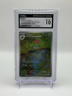 2023 Pokemon 151 Scarlet & Violet Ivysaur IR 167/165 CGC 10 - Image 1