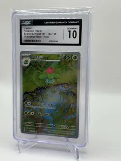2023 Pokemon 151 Scarlet & Violet Ivysaur IR 167/165 CGC 10 - Image 3