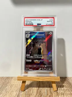 PERSIAN 2024 Pokemon SV6a Japanese #075 Art Rare PSA 10 POKEMON - Image 1