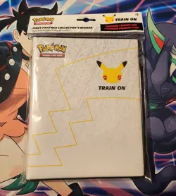 Pokemon 25th Anniversary First Partner Collector Binder Jumbo Pikachu - Image 1