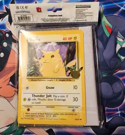 Pokemon 25th Anniversary First Partner Collector Binder Jumbo Pikachu - Image 2