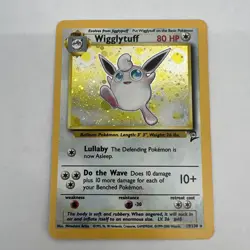 Wigglytuff 19/130 Base Set 2 Holo Rare Pokemon TCG LP/MP - Image 1