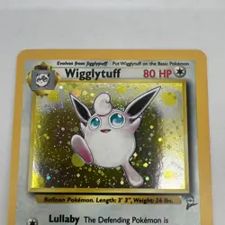 Wigglytuff 19/130 Base Set 2 Holo Rare Pokemon TCG LP/MP - Image 2
