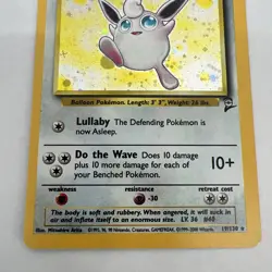Wigglytuff 19/130 Base Set 2 Holo Rare Pokemon TCG LP/MP - Image 3