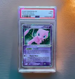 Pokemon Mew Ex 88/92 ex Legend Maker Holo PSA 9 - Image 1