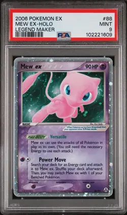 Pokemon Mew Ex 88/92 ex Legend Maker Holo PSA 9 - Image 2