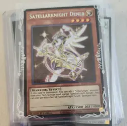 YUGIOH x1 BLGG-EN059 SATELLARKNIGHT DENEB - SECRET RARE 1st EDITION - Image 1