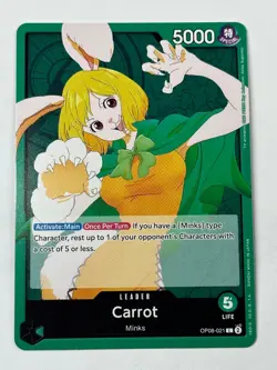 Carrot (021) OP08-021 L Two Legends One Piece Card Game NM English - Image 1