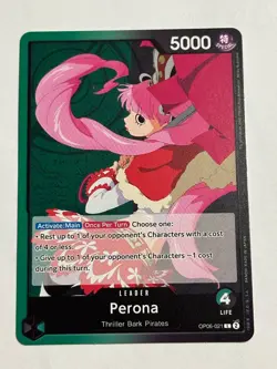 Perona OP06-021 L Wings of Captain - ONE PIECE Card Game NM English - Image 1