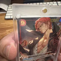 One Piece Shanks OP01-120 Secret Rare Foil Alternate Art Premium Booster English - Image 5