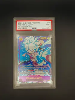 2024 ONE PIECE PRB01-PREMIUM BOOSTER ALTERNATE ART #119 MONKEY D. LUFFY PSA - Image 1
