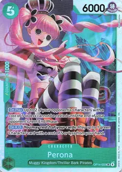 Perona - OP14-033 The Azure Sea's Seven SR - One Piece - NM - Image 1