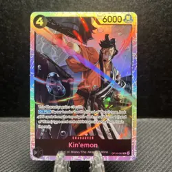 Kin'emon OP16-082 SR The Time of Battle Foil English One Piece - NM - Image 1