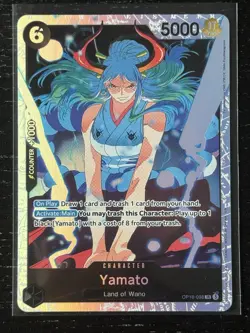 One Piece Yamato OP16-098 SR The Time of Battle Foil English NM - Image 1