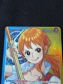 Bandai ONE PIECE Nami (Alternate Art) OP11-041 Special Holo A Fist Speed EN 5000 - Image 2