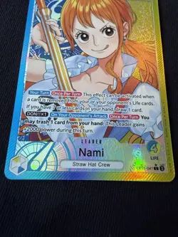 Bandai ONE PIECE Nami (Alternate Art) OP11-041 Special Holo A Fist Speed EN 5000 - Image 3