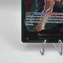 Bandai One Piece Roronoa Zoro Leader Holo OP12-020 5000 Power English Mint - Image 5