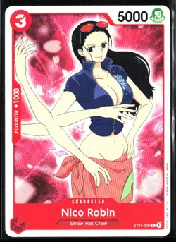 Super Pre-Release Starter Deck 1: Straw Hat Crew #ST01-008 Nico Robin - Image 1