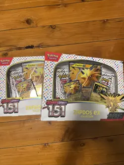 Pokemon TCG: Scarlet & Violet 151 Zapdos ex Collection Box SEALED/NEW - Image 1