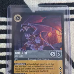 Gargoyles Disney Lorcana Goliath - Clan Leader Foil Legendary 173/204 6/5 - Image 1