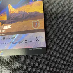 Disney Lorcana PRIDE LANDS PRIDE ROCK - ENCHANTED #207/204 Into the Inklands - Image 3