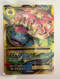 M Venusaur EX 100/108 XY Evolutions Full Art Ultra Rare Holo Pokemon Card - Image 1
