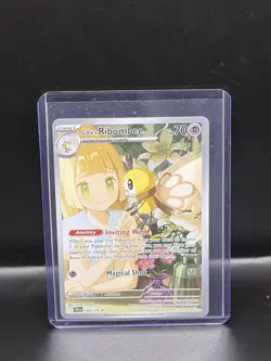 Lillie’s Ribombee 164/159 Illustration Rare Journey Together Pokemon Card NM - Image 1