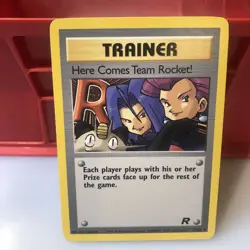 Pokemon TCG 2000 Team Rocket Set: Here Comes Team Rocket! 71/82 Rare Card NM - Image 1